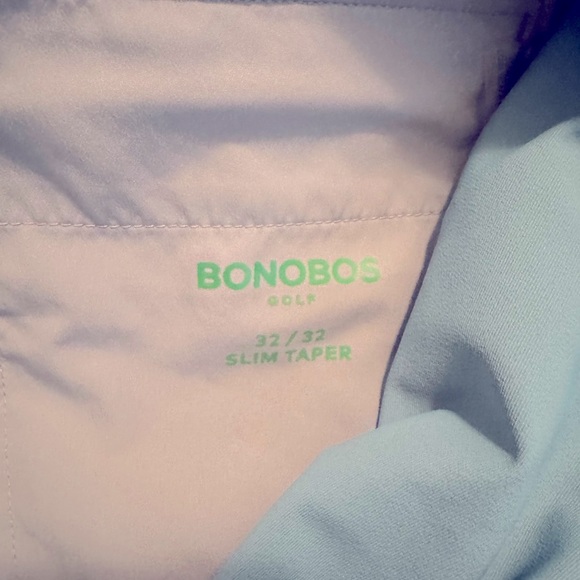Bonobos Golf Pants, 32x32, “Duck Egg” Color - Picture 2 of 4